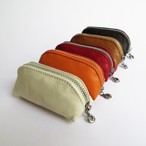 Genuine Leather Zero Wallet Key Bag Coin Bag Simple Genuine Leather collection Package Custom logo