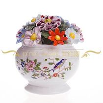 New Aynsley British - made pure hand - made flowers - birds large porcelain - fixtures gift boxes