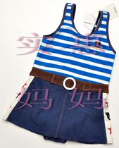 Spot Japan direct delivery mikihouse Double B small black bear female baby bathing suit 120cm