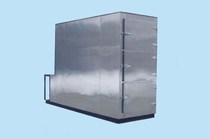 Three-door peace cabinet three-drawer corpse refrigerator stainless steel corpse frozen ice coffin corpse preservative cabinet