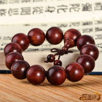 Natural red sandalwood Willow hand string red wooden bead bracelet evil red sandalwood hand string male hand jewelry play rosary