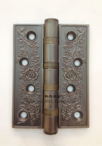 Luxury 4 inch European carved retro hinge bearing silent door hinge wooden door accessories Price