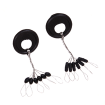 Single group of space beans black olive space beans large and medium small fishing accessories Taiwan fishing gear