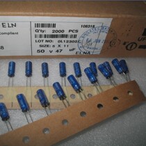 50V47UF ELNA Blue Robe RE3 Series Audio Capacitors (10 3 yuan)
