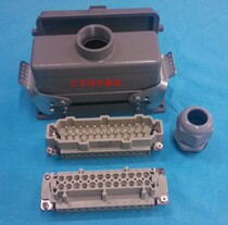 Heavy duty connector hot runner connector rectangular plug 24-pin Aviation plug