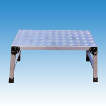 Aluminum alloy platform car wash table folding aluminum ladder Workbench household ladder engineering ladder