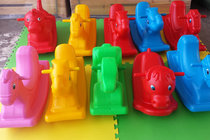 Rocking horse children Trojan horse toddler rocking horse plastic rocking Martic price Little deer Various rocking horses