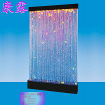 Water dance bubble screen wall porch partition professional customized high quality glass flowing water curtain wall