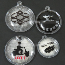 Inflatable down tag made of down ball flush package customized PVC TPU material charged cotton pack duck velvet