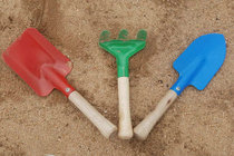 Thickened beach toy shovel mini gardening tools children play sand water iron toys spring outing