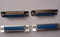 DB25 female head with hole and port connector DB25 female head DB25 two rows of holes and port vertical welding head