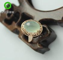 (Xing Family Workshop) Egg Noodles Ring Personality Custom K Gold Inlays 101083