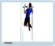 Export US door buckle single bar indoor horizontal bar pull-up door bar home fitness