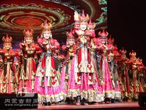 Mongolian dance performance Stage performance Classical folk dance Mongolian dressage dance clothing clothing custom