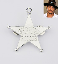 US Western cowboy hat cap badge US military Western Cowboy Sheriff hat badge