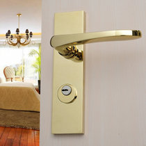 HONGYING pvd bright gold door lock Jane Europe antique bright gold door lock American hand bedroom interior door lock