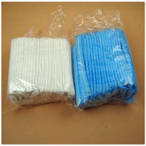 Hot selling disposable strip cap disposable headgear hair net non-woven dust cap dust cap thickened 100 only