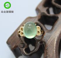 (Xing Family Workshop) Emerald Grape Stone Ring Personality Custom K Gold Inlays 101551