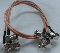 RF cable F-JJW cable TV signal test cable F-head bent male-to-male 90 ° signal cable