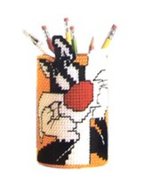 Three-dimensional embroidery kit Three-dimensional cross-stitch Lazy cat pen holder Stationery supplies