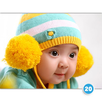 No 20 Cute baby poster Wall sticker Baby poster Baby poster Beautiful baby poster Fetal education Fetal education wall chart