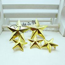 DIY Pentagram Claw Nail Rivets Willow Nail DIY Materials Dress Shoes Bag Accessories Gold