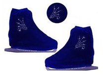 Ice Spirit skating suit figure skating protective gear multi-color velvet hot drill children adult shoe cover custom