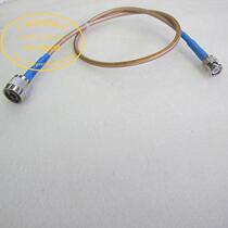 Radio frequency switching line BNC Q9 revolution N-J male head US silver plated double shielded wire RG142 RG400