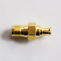 SMAK MCXJ all-copper gold crossing antenna adapter SMA female to MCX male can be set in large quantity or optimal