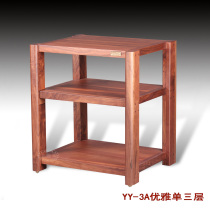 Yinyue Huidian YY-3A elegant single three layer black walnut solid wood audio rack sound frame equipment rack cabinet
