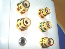 Chint socket color difference video audio earphone socket panel wall plug 86 soldered gold-plated module