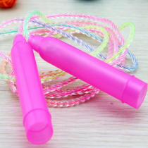  Childrens skipping rope stall hot sale sports color small skipping rope exercise adjustable rope Yiwu ground push toy