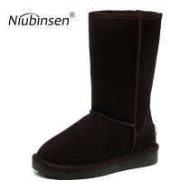 (Taobao clearance) real cowhide snow boots 5815 non-slip beef tendon snow shoes waterproof high tube womens boots