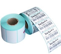 80X35X500 sheet heat sensitive adhesive label paper 80x35 single row milk tea shop bar code custom hot sale