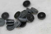 Tibetan Buddhist pearl accessories pure black cow leather cushion percenti-pure cow leather diameter of 0 75cm