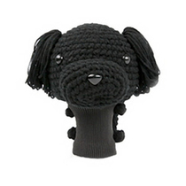 AMIMONO _ Cute Puppy Golf Ball No 1 Wooden Club Set Headgear (D020-A)