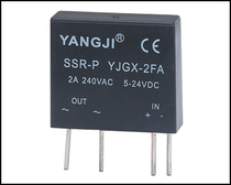 Yangji Wenzhou Yangming single-phase circuit board type solid-state relay YJGX-2FA DC controlled AC