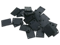 Finger skateboard accessories Bridge pad rubber pad alloy Bridge pad shock-absorbing pad skateboard fingertip toy stand