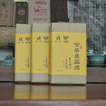 Anhua black tea 13 golden flower hand-built tea brick Anhua wild big leaf ancient crushing process aged old tea ancient tree