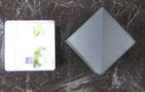 Reflective aluminum film plated on 15*15 * 15mm bevel of spectroscopic prism