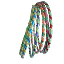 Hula hoop hard tube hula hoop color ribbon hula hoop aggravate for all ages