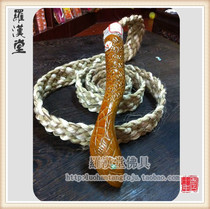 Faucet method rope Super loud method Whip method Cableway teaching crafts Peach wood carving Buddha hall temple provider