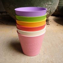 Crown Recommended-Taiwans Cuiyun 3 inch day style color basin (set of the basin office multi-meat special) - six color optional