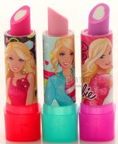 Beautiful Barbie Princess cute lipstick eraser pen wipe student to learn stationery children creative stationery