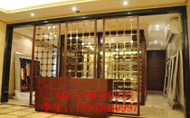 Stainless steel hollowed screen upscale stainless steel flower lattice partition stainless steel screen