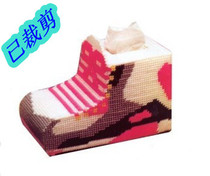 Three-dimensional embroidered tissue box new square paper box B-4