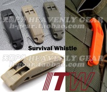 ITW Survival Whistle American Tactical MOLLE webbing Double frequency Whistle Survival Whistle Lifesaving Whistle