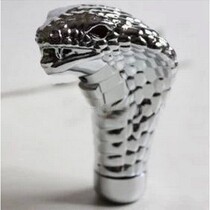 Car Personality Retrofit Drainage Head With Light Row Stall Head Cobra Manual Car Universal LED Night Light Row Blocking Head