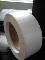 Waterproof label paper bright white PET80 * 50 * 1000 sheets of adhesive label paper High temperature resistant label paper