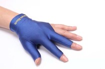 Billiards Accessories Billiards Partners Three Finger Gloves Blue Comfortable Fabric Professional Finger Gloves